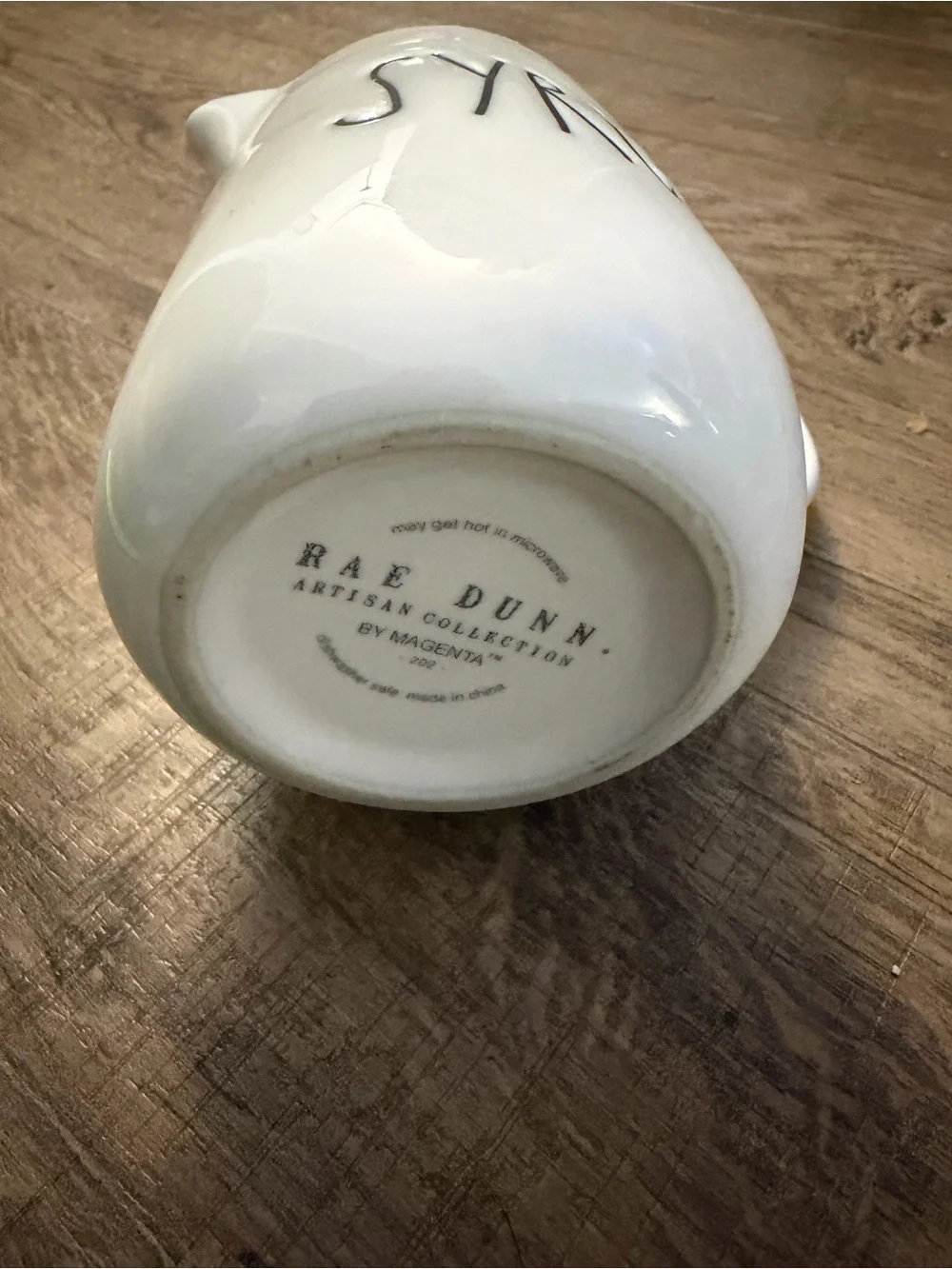 Rae Dunn - Ceramic Syrup Pitcher